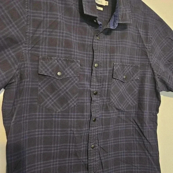 ARTURO CALLE Short Sleeve Snap Down Shirt Size Medium Slim Fit EUC - Picture 4 of 12